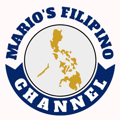 Mario's Filipino Channel logo — gold map of the Philippines